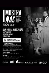 Cartaz uma sombra na escuridão